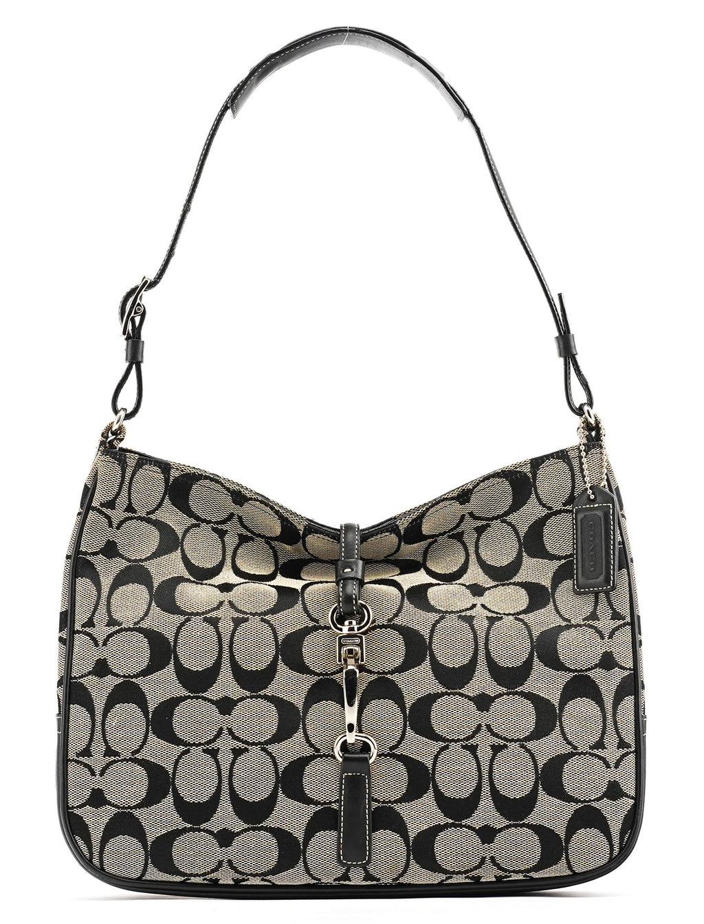 6091 Grey Canvas Soho Shoulder Bag
