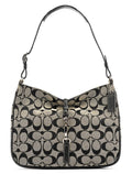 6091 Grey Canvas Soho Shoulder Bag