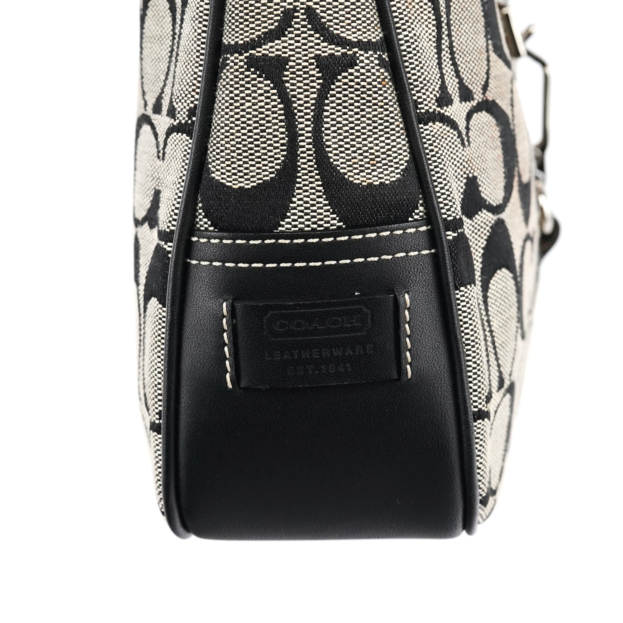 6091 Grey Canvas Soho Shoulder Bag