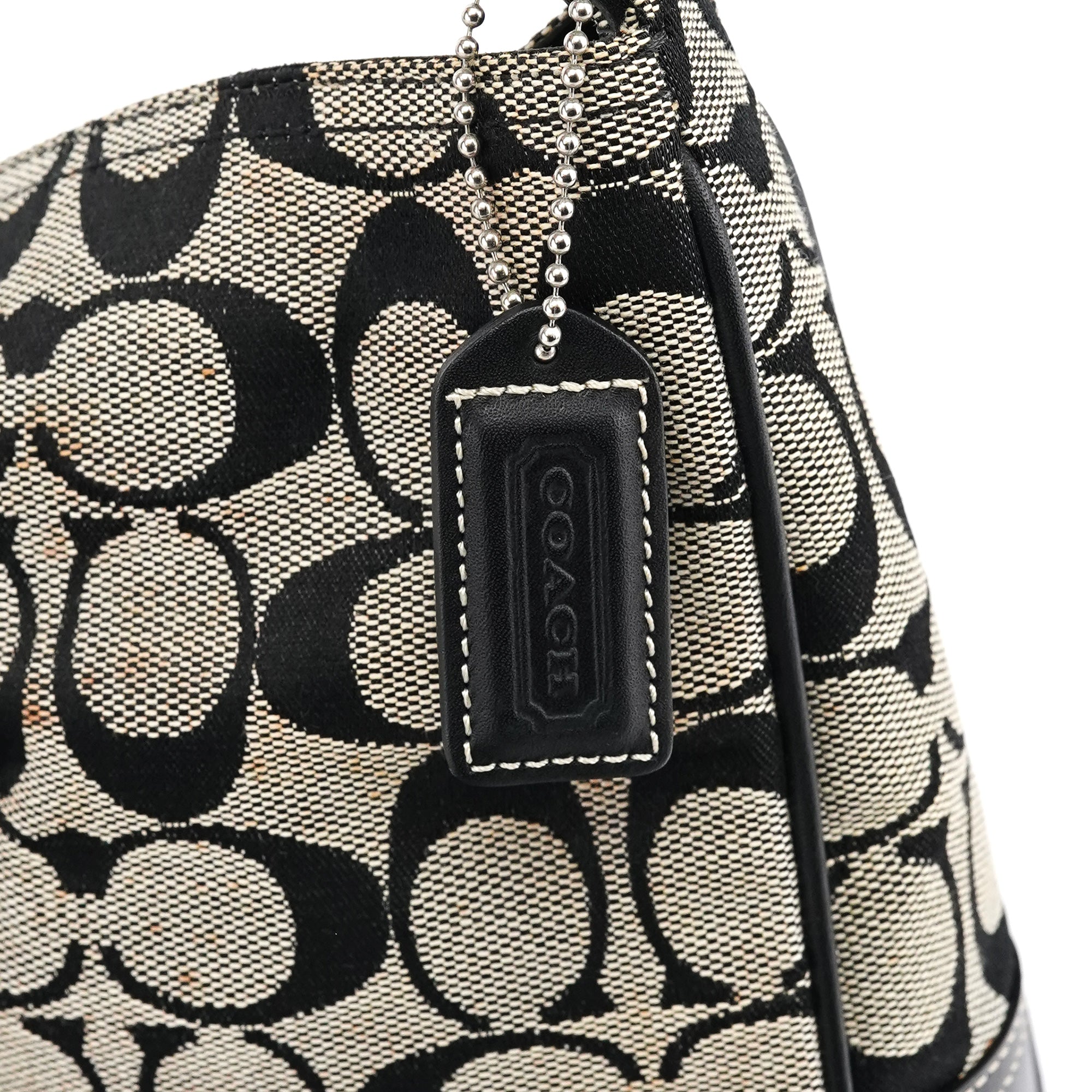 6091 Grey Canvas Soho Shoulder Bag