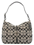 6091 Grey Canvas Soho Shoulder Bag