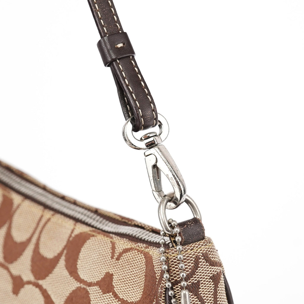6094 Beige Demi Shoulder Bag