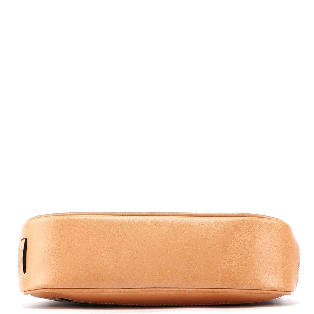 6094 Beige Signature C Demi Shoulder Bag