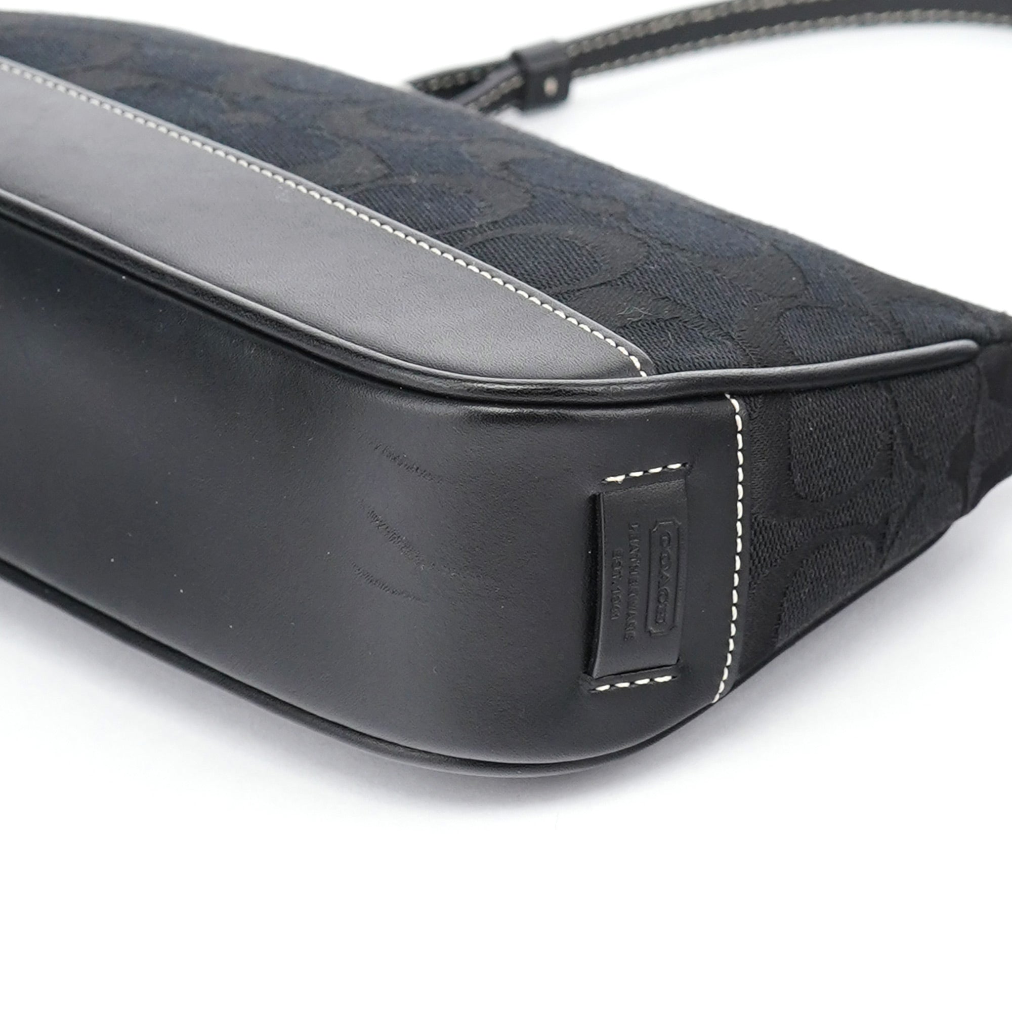 6094 Black Demi Shoulder Bag