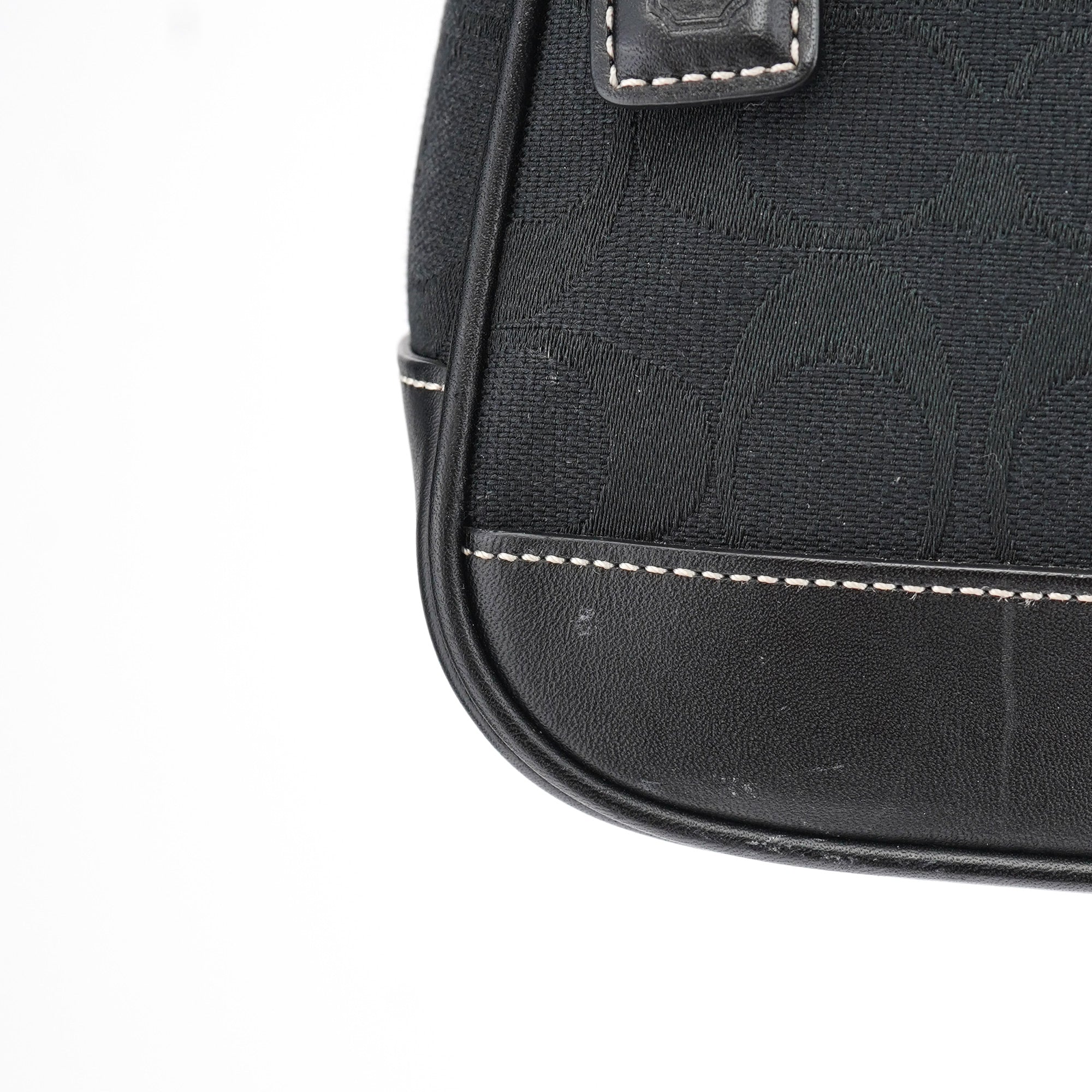 6094 Black Demi Shoulder Bag