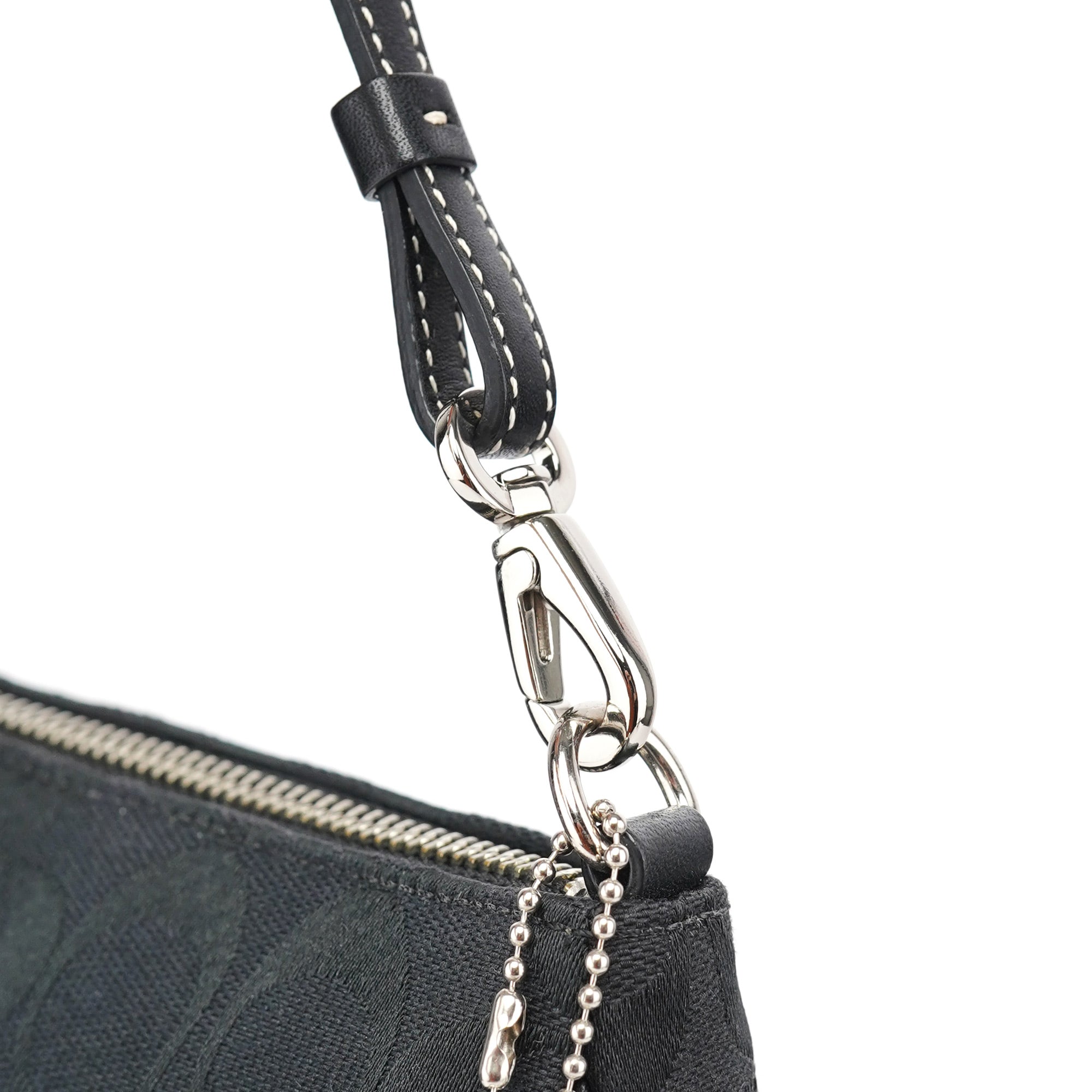 6094 Black Demi Shoulder Bag