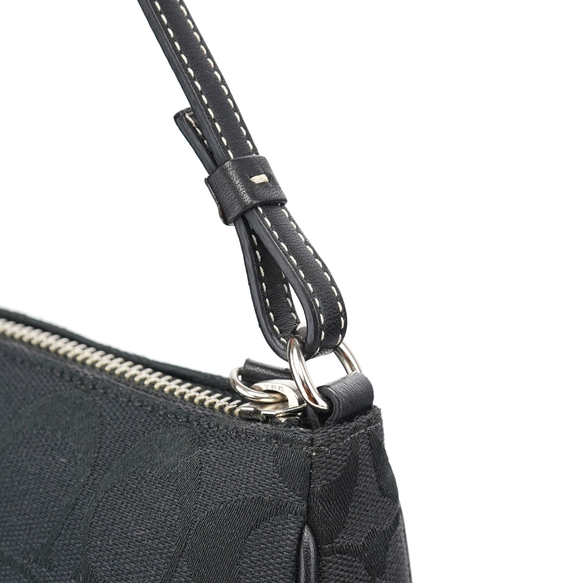 6094 Black Demi Shoulder Bag
