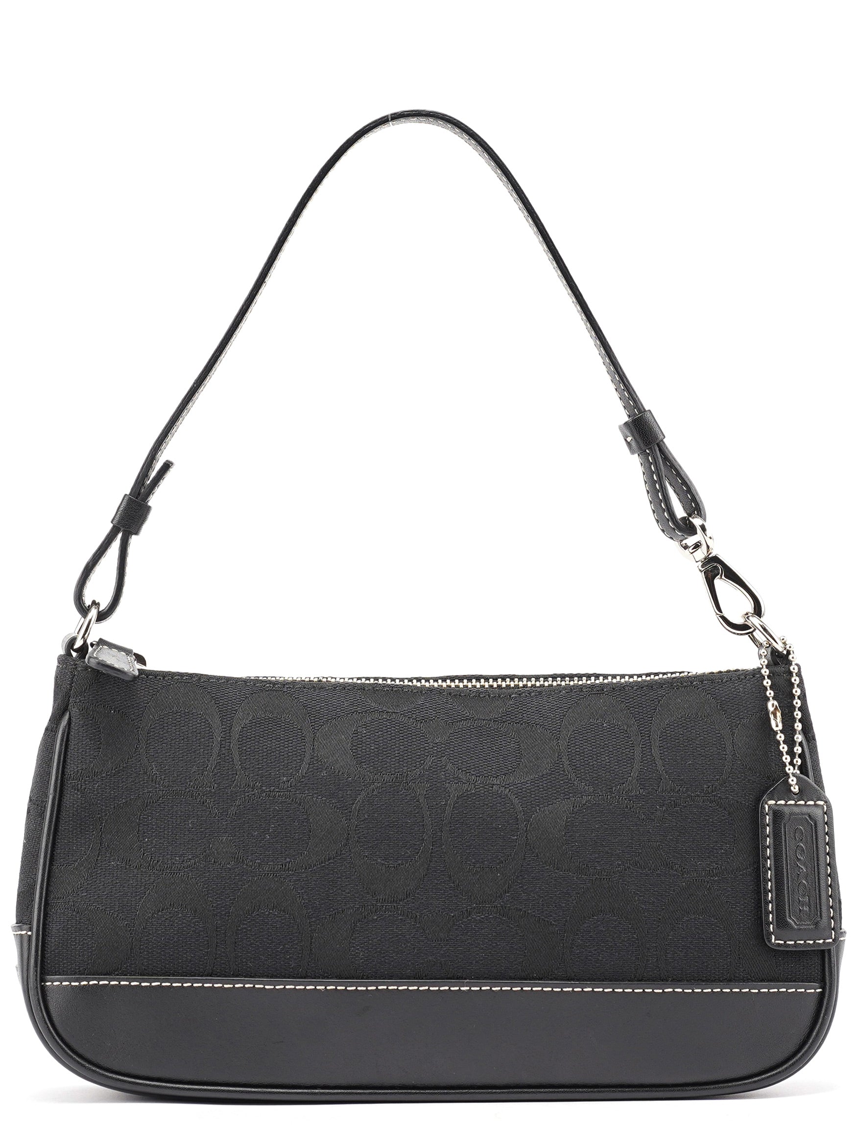 6094 Black Demi Shoulder Bag
