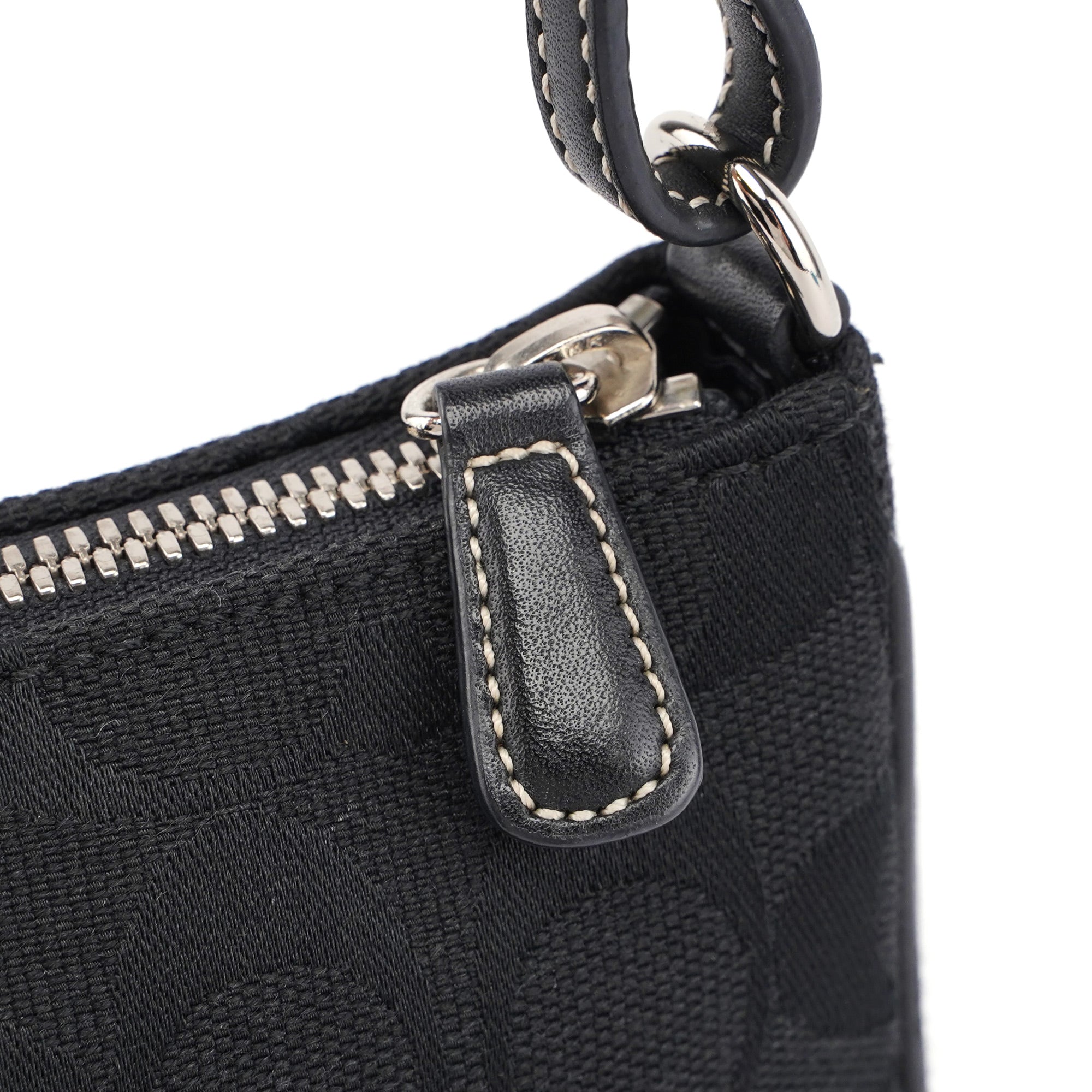 6094 Black Signature C Demi Shoulder Bag