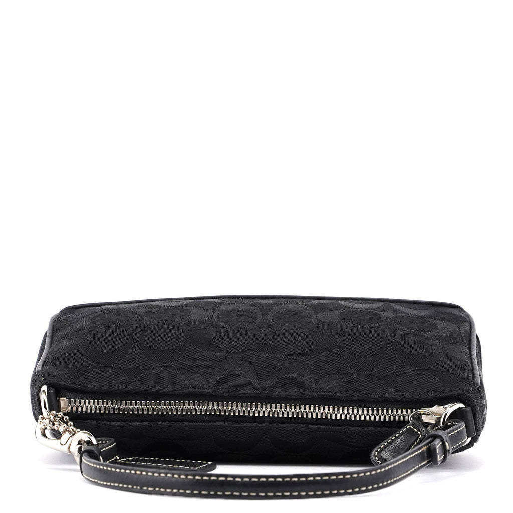 6094 Black Signature C Demi Shoulder Bag