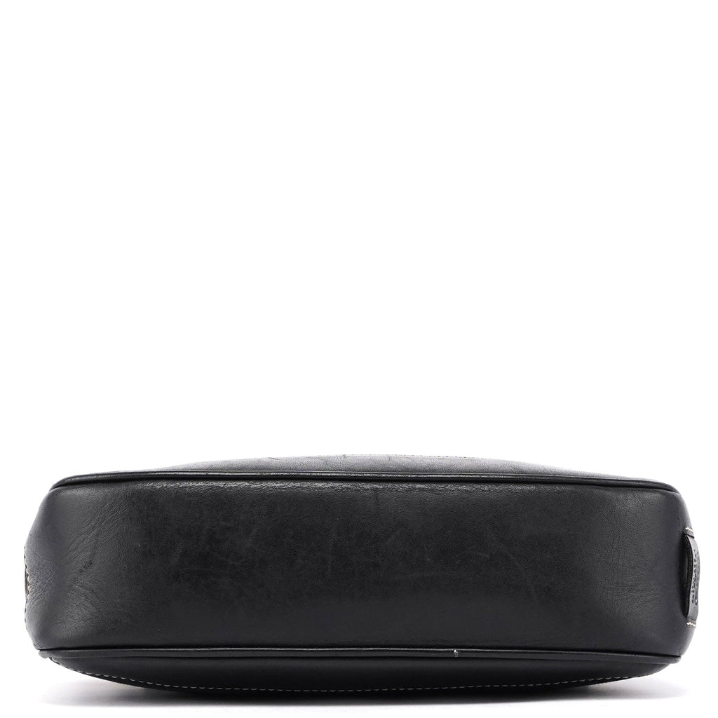 6094 Black Signature C Demi Shoulder Bag