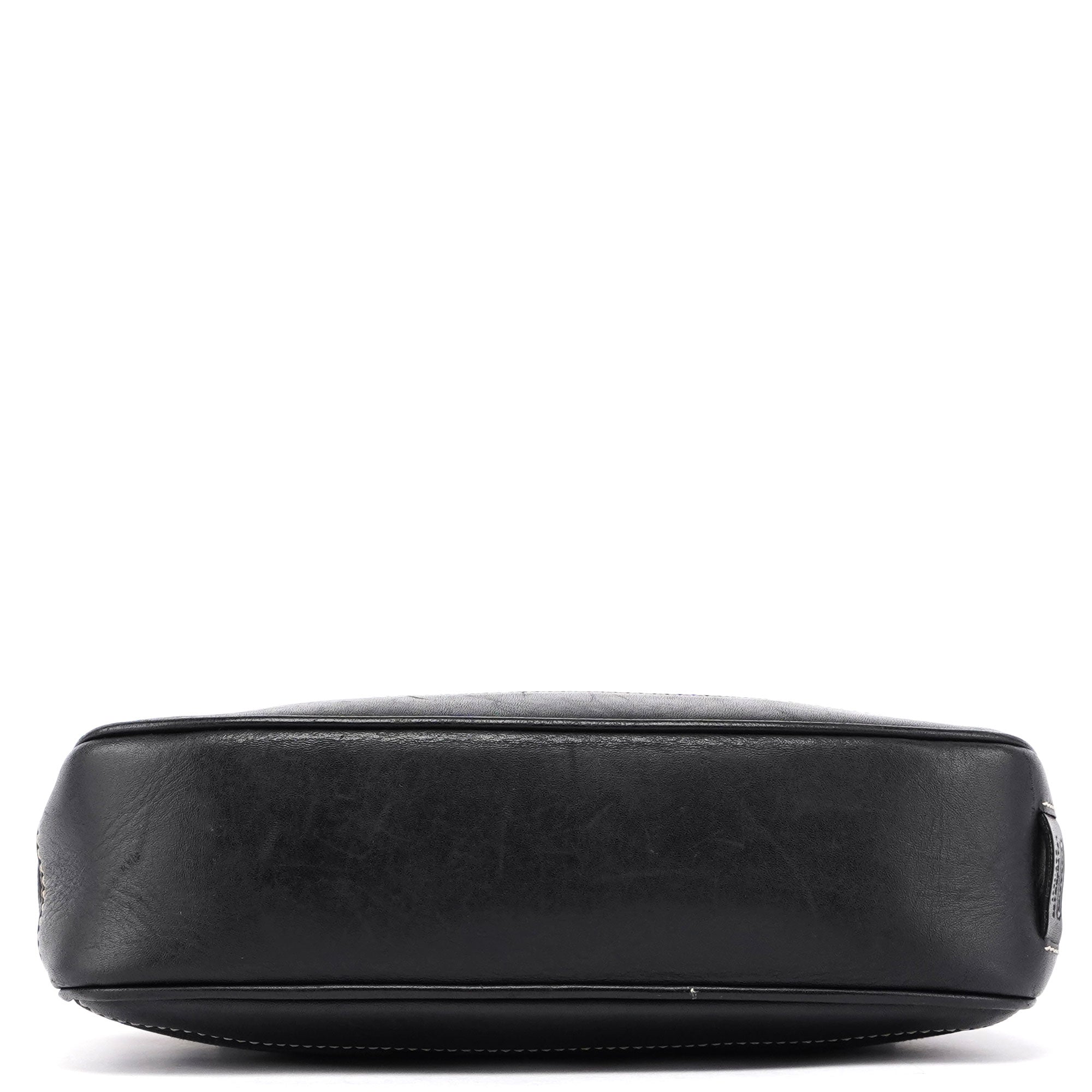 6094 Black Signature C Demi Shoulder Bag