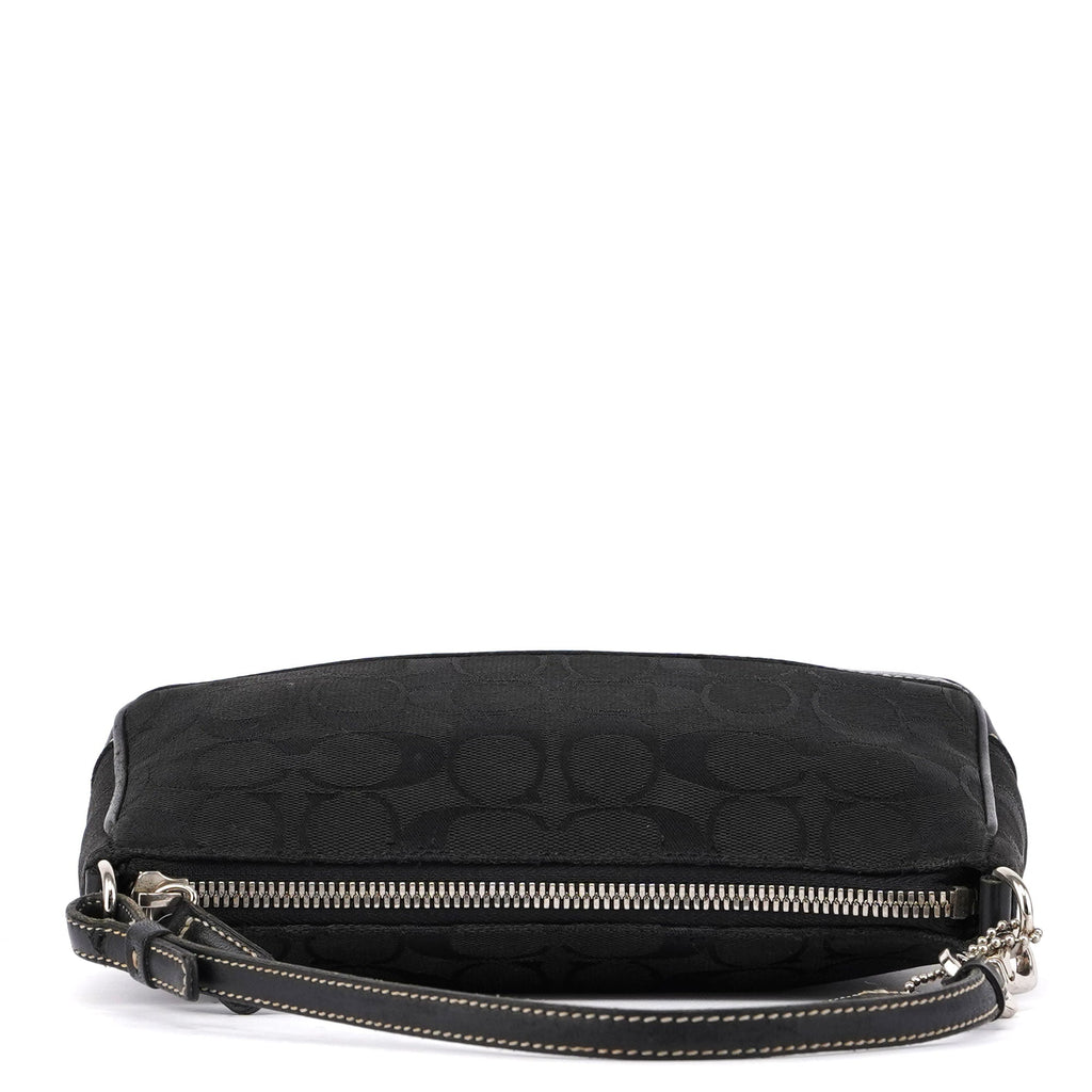 6094 Black Signature C Demi Shoulder Bag