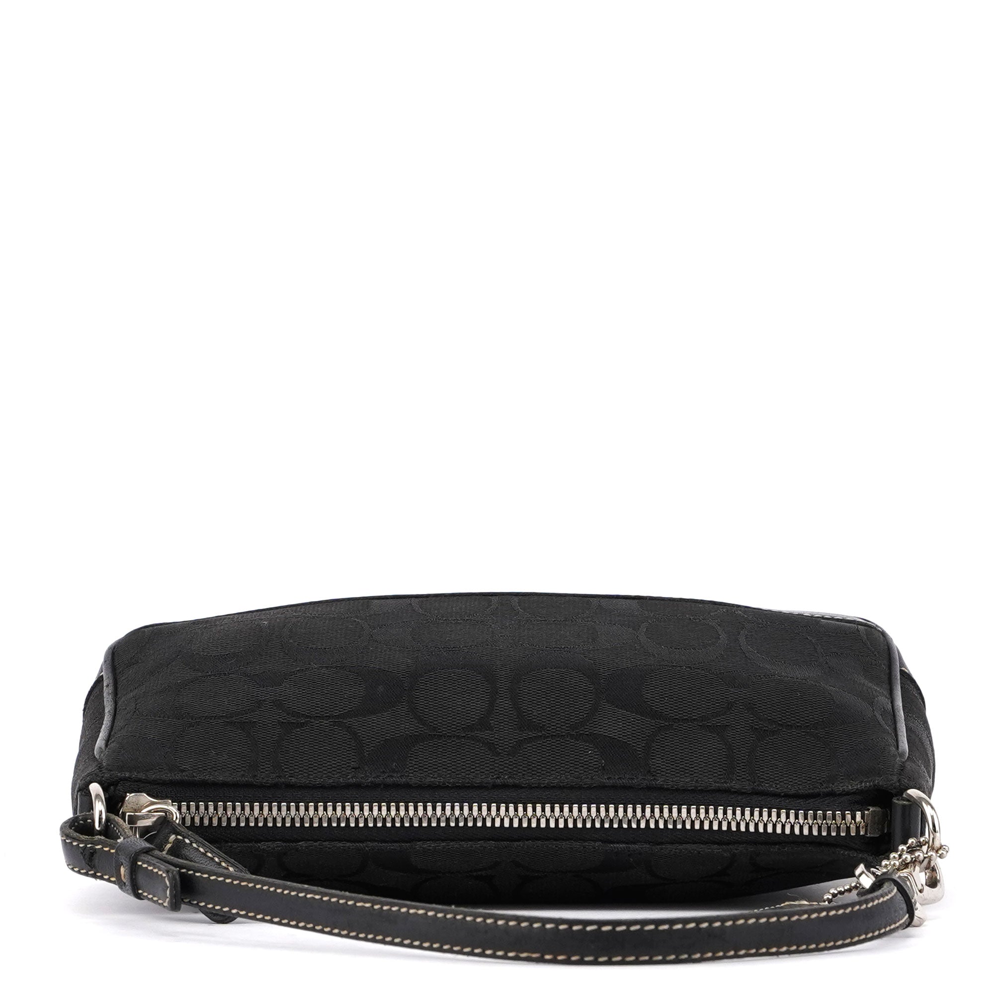 6094 Black Signature C Demi Shoulder Bag