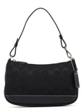 6094 Black Signature C Demi Shoulder Bag