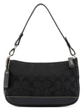 6094 Black Signature C Demi Shoulder Bag