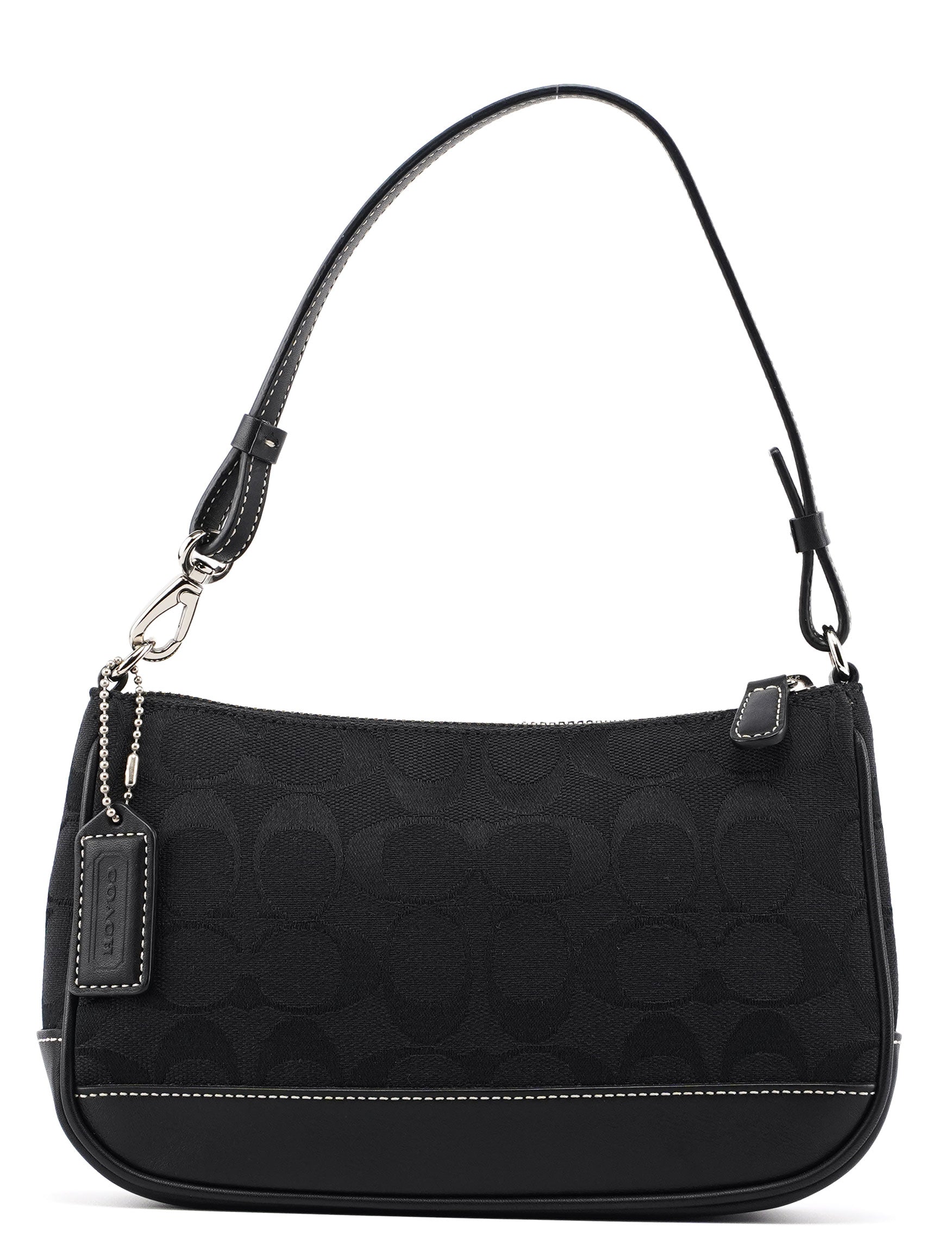 6094 Black Signature C Demi Shoulder Bag