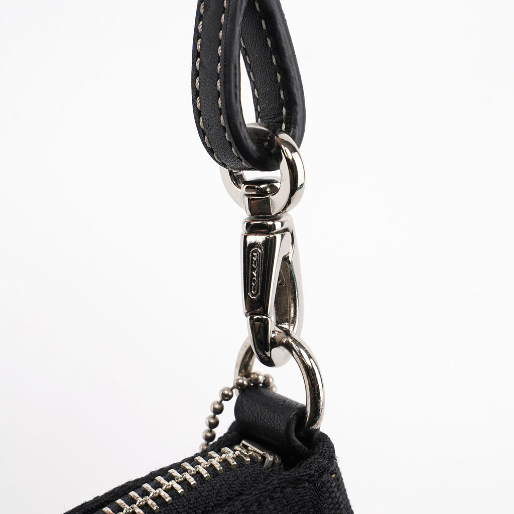 6094 Black Signature C Demi Shoulder Bag