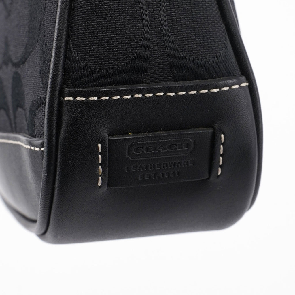 6094 Black Signature C Demi Shoulder Bag