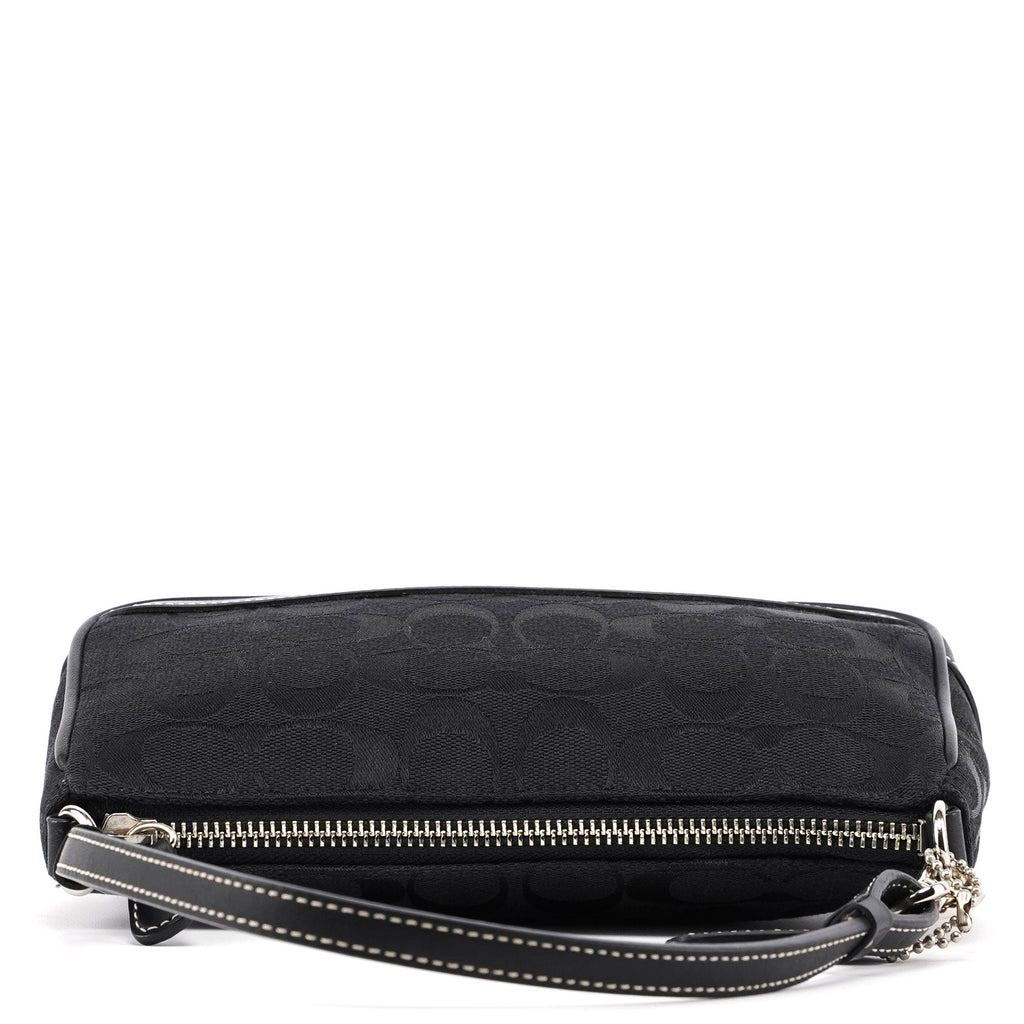 6094 Black Signature C Demi Shoulder Bag