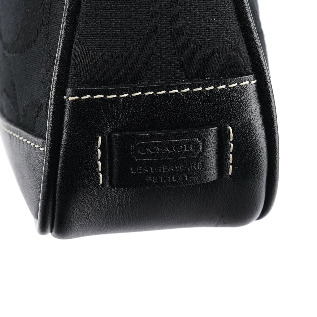 6094 Black Signature Demi Shoulder Bag