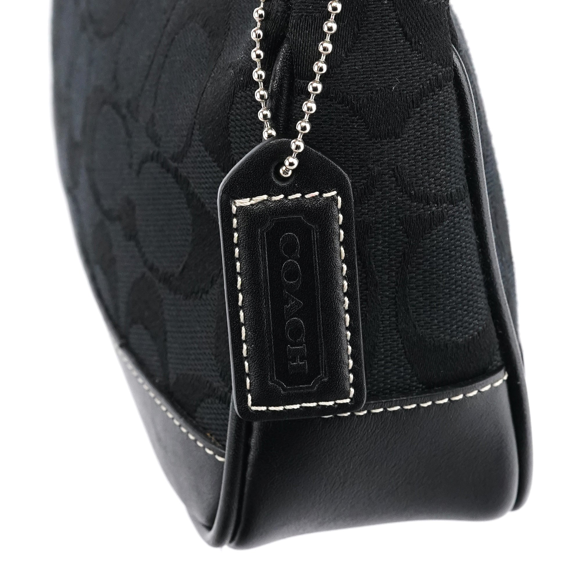 6094 Black Signature Demi Shoulder Bag