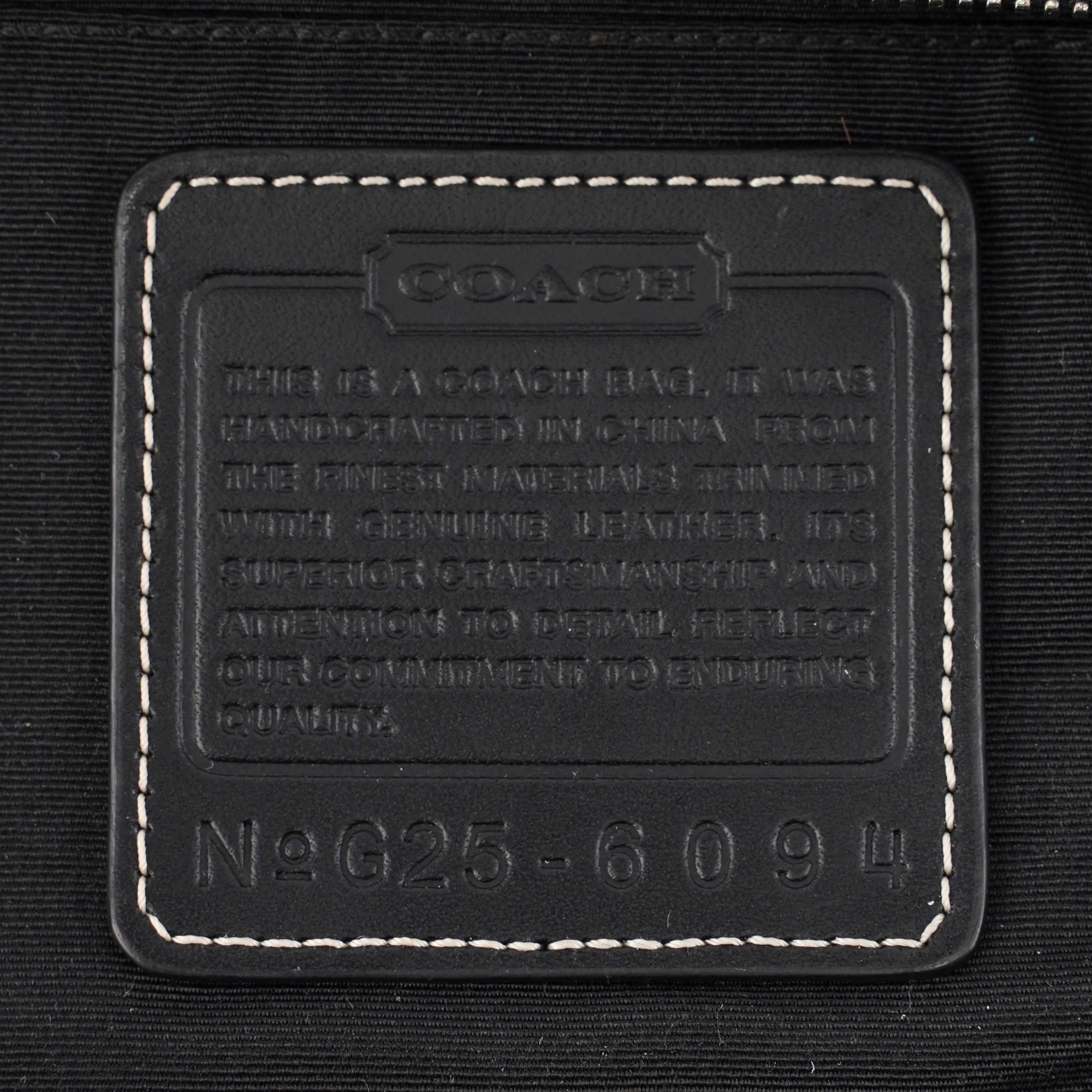 6094 Grey Signature C Demi Shoulder Bag