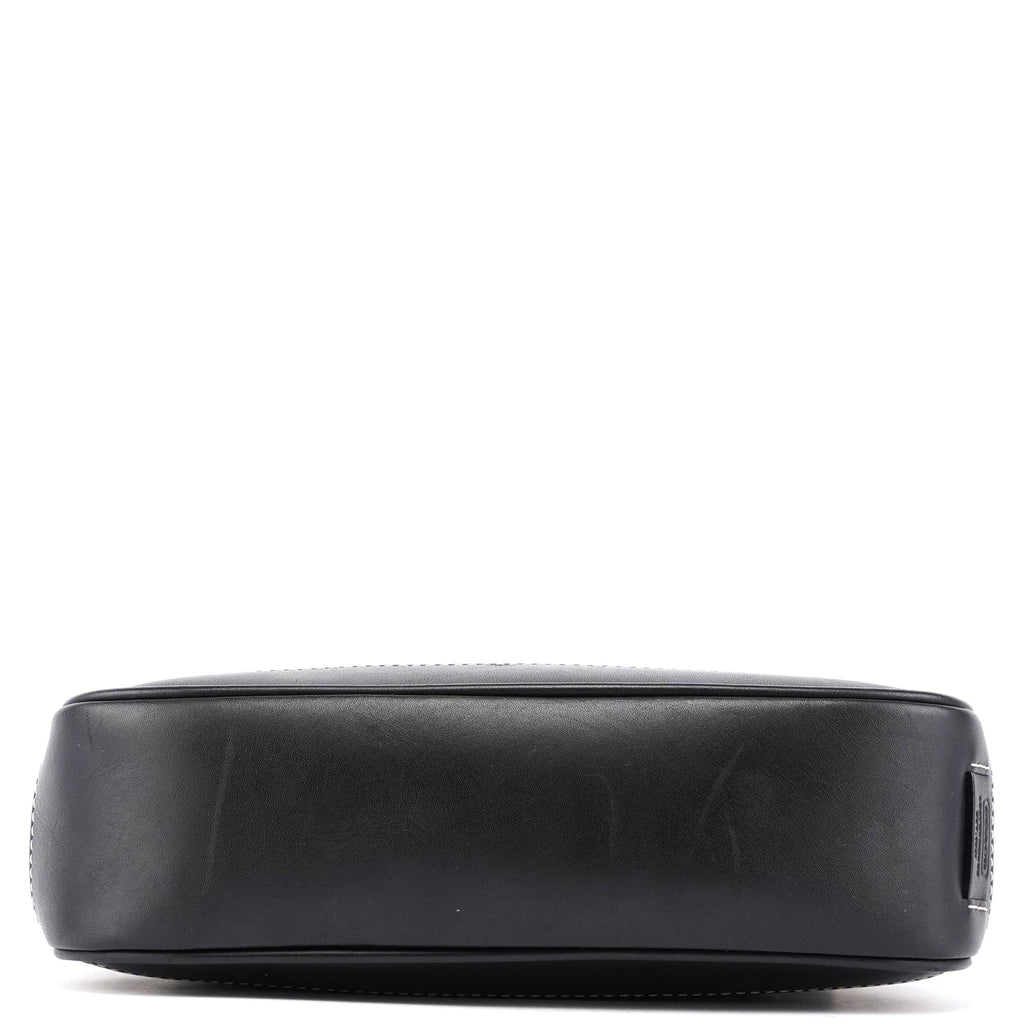 6094 Grey Signature C Demi Shoulder Bag