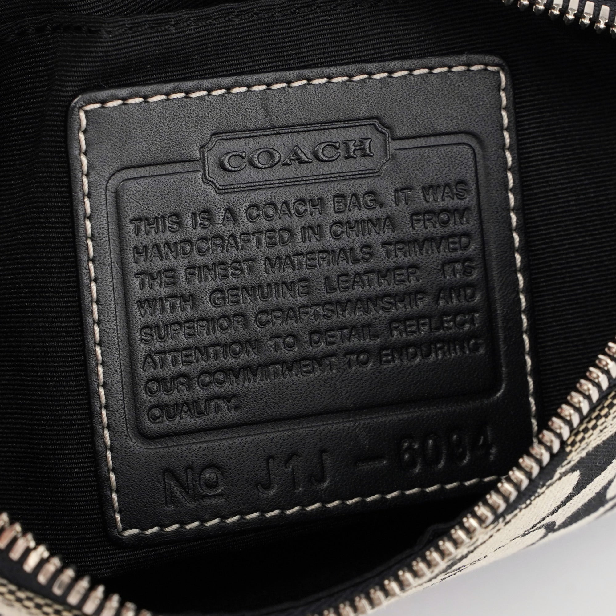 6094 Grey Signature C Demi Shoulder Bag