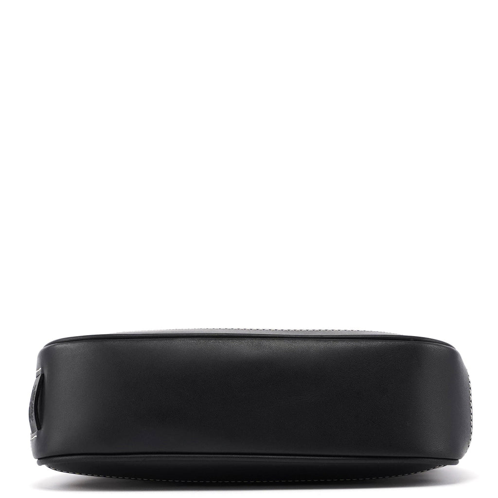 6094 Grey Signature C Demi Shoulder Bag