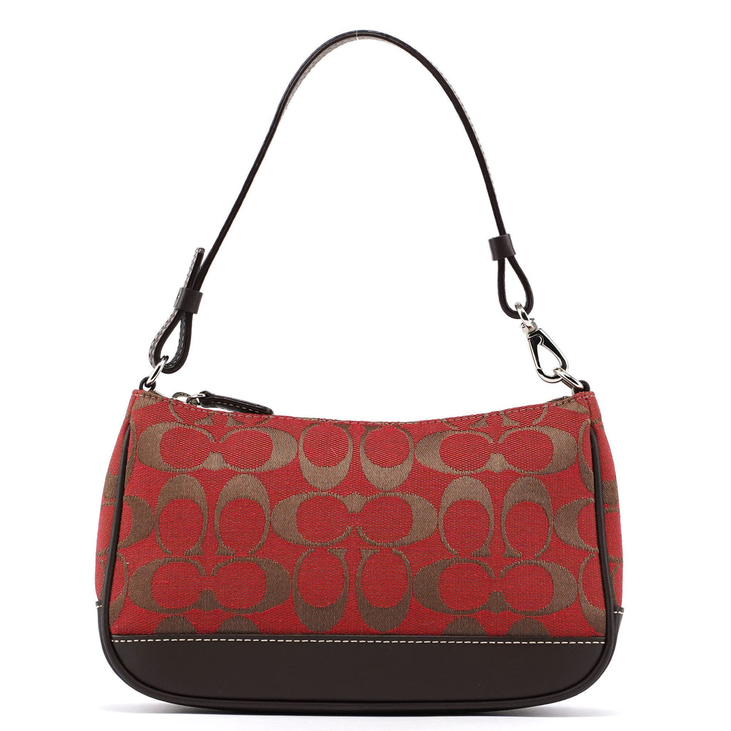 6094 Red Signature C Demi Shoulder Bag