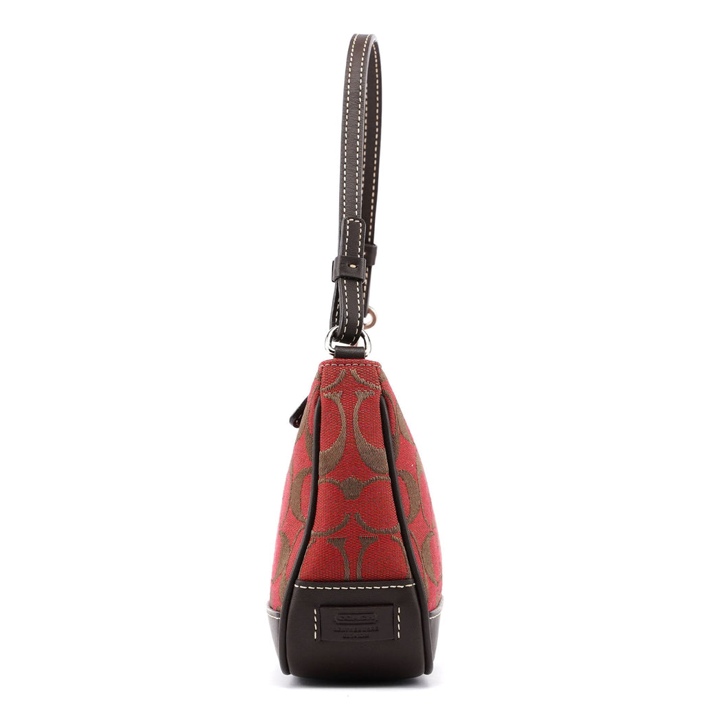 6094 Red Signature C Demi Shoulder Bag
