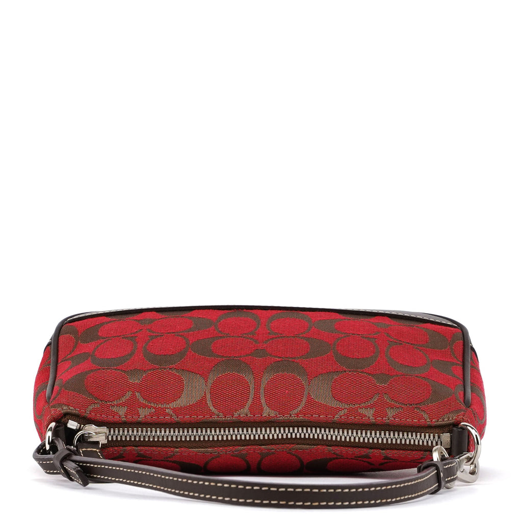 6094 Red Signature C Demi Shoulder Bag