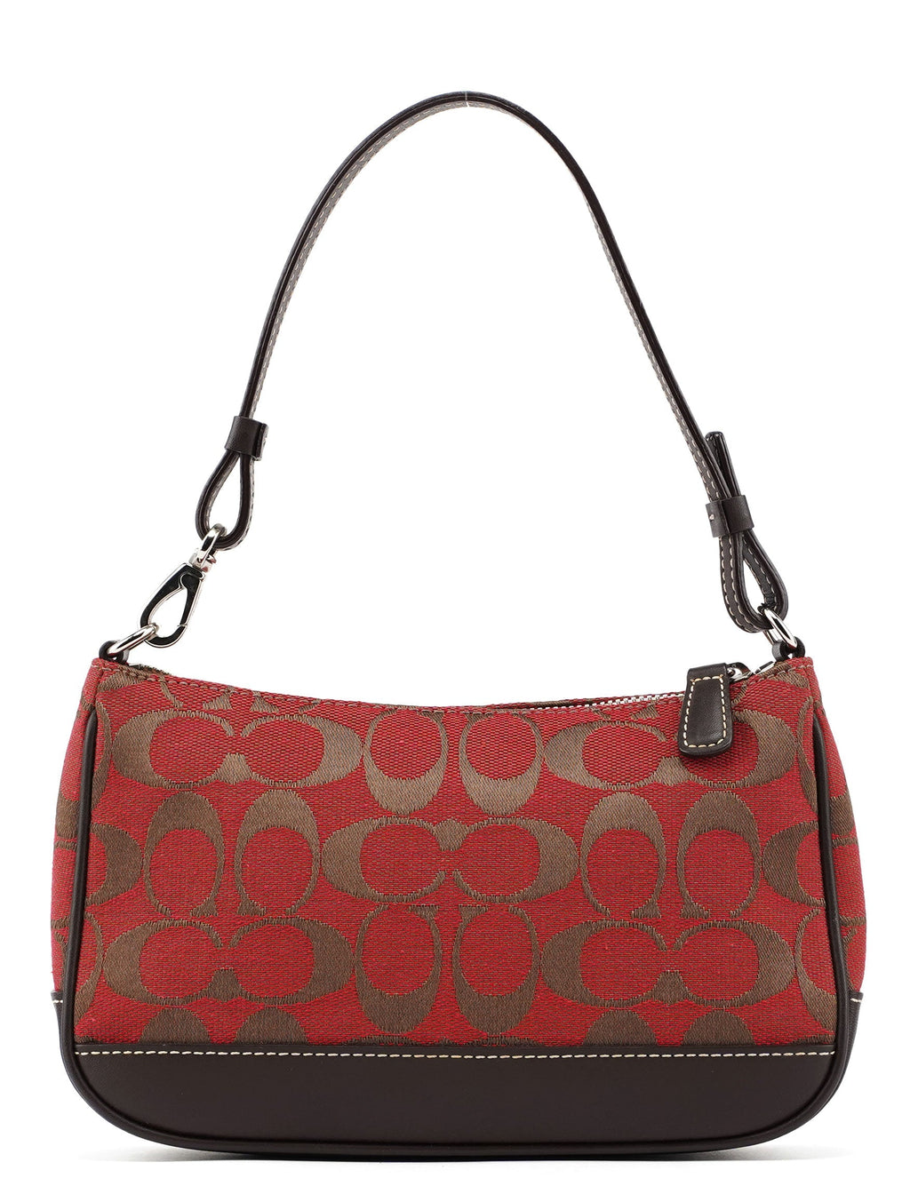 6094 Red Signature C Demi Shoulder Bag