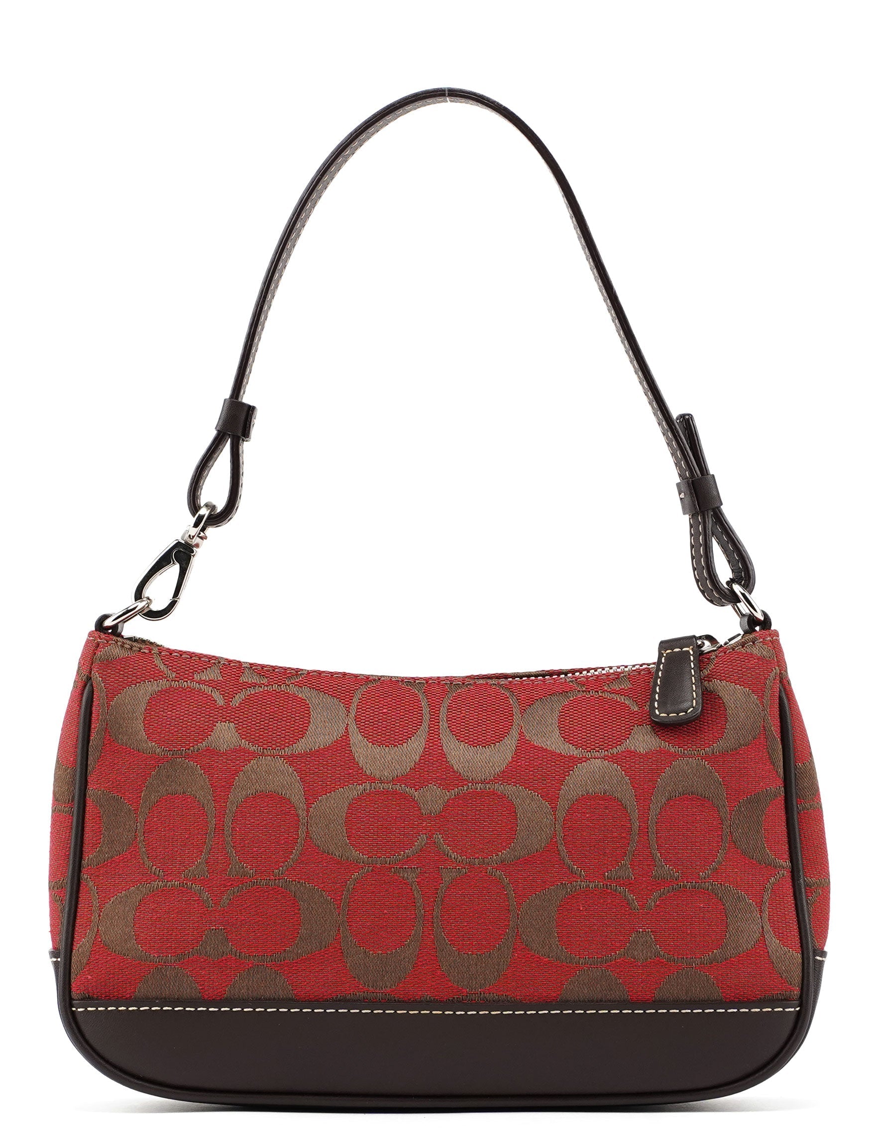 6094 Red Signature C Demi Shoulder Bag