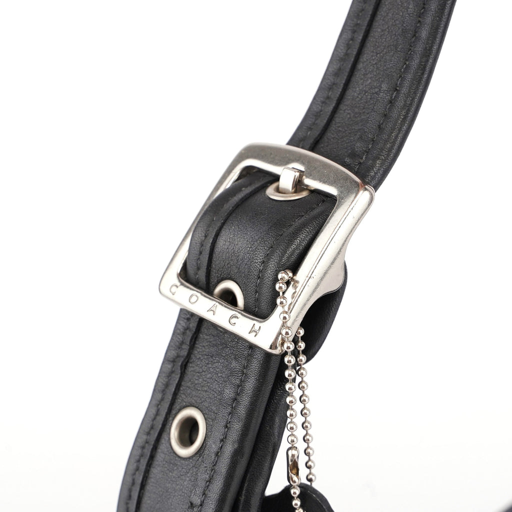 6203 Black Nylon Leather Ergo Shoulder Bag