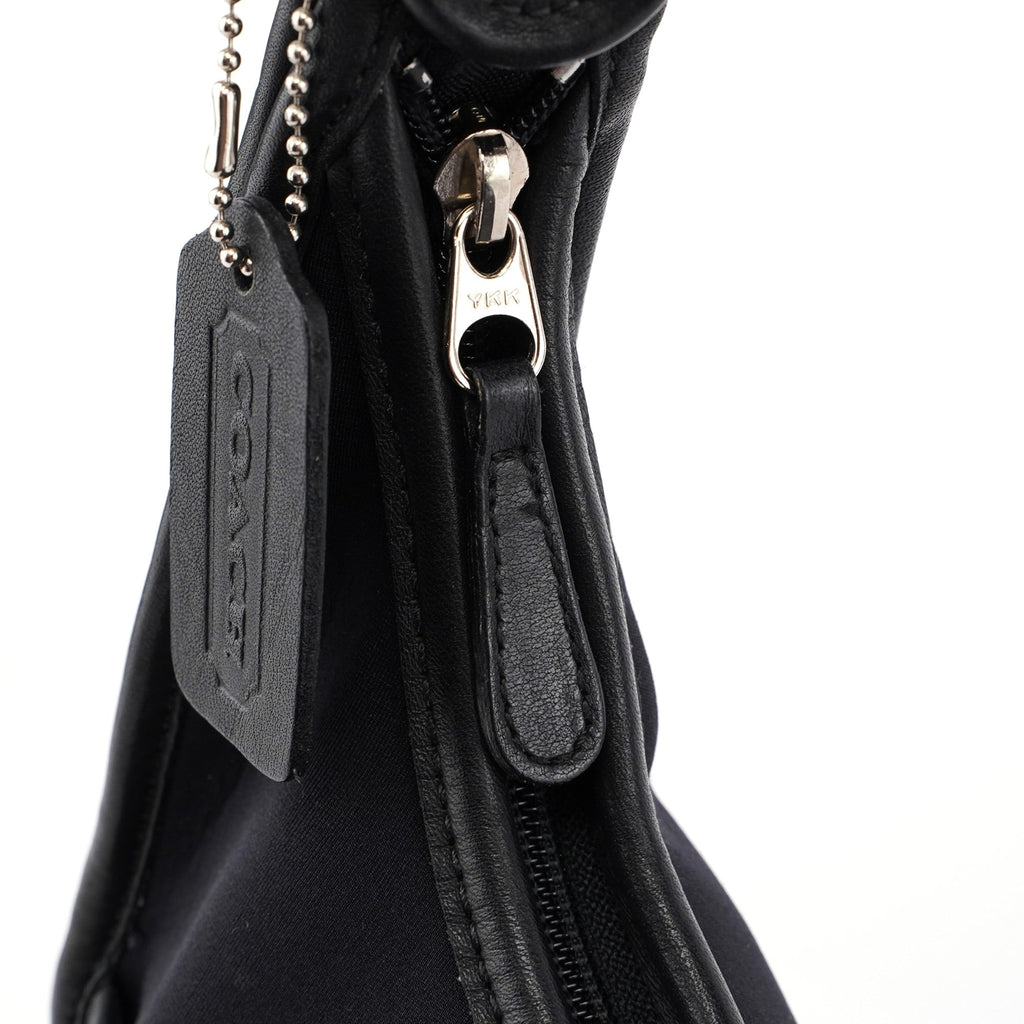 6203 Black Nylon Leather Ergo Shoulder Bag