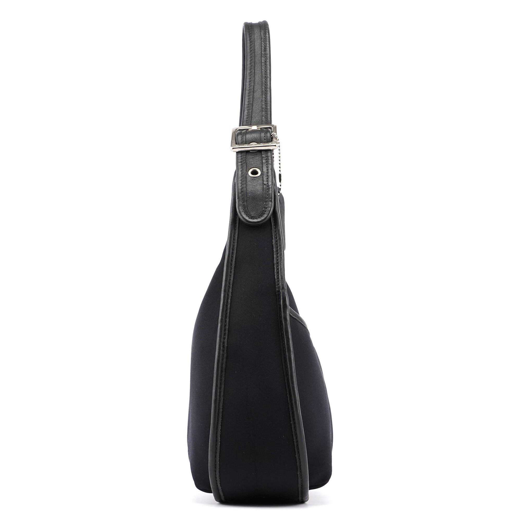 6203 Black Nylon Leather Ergo Shoulder Bag