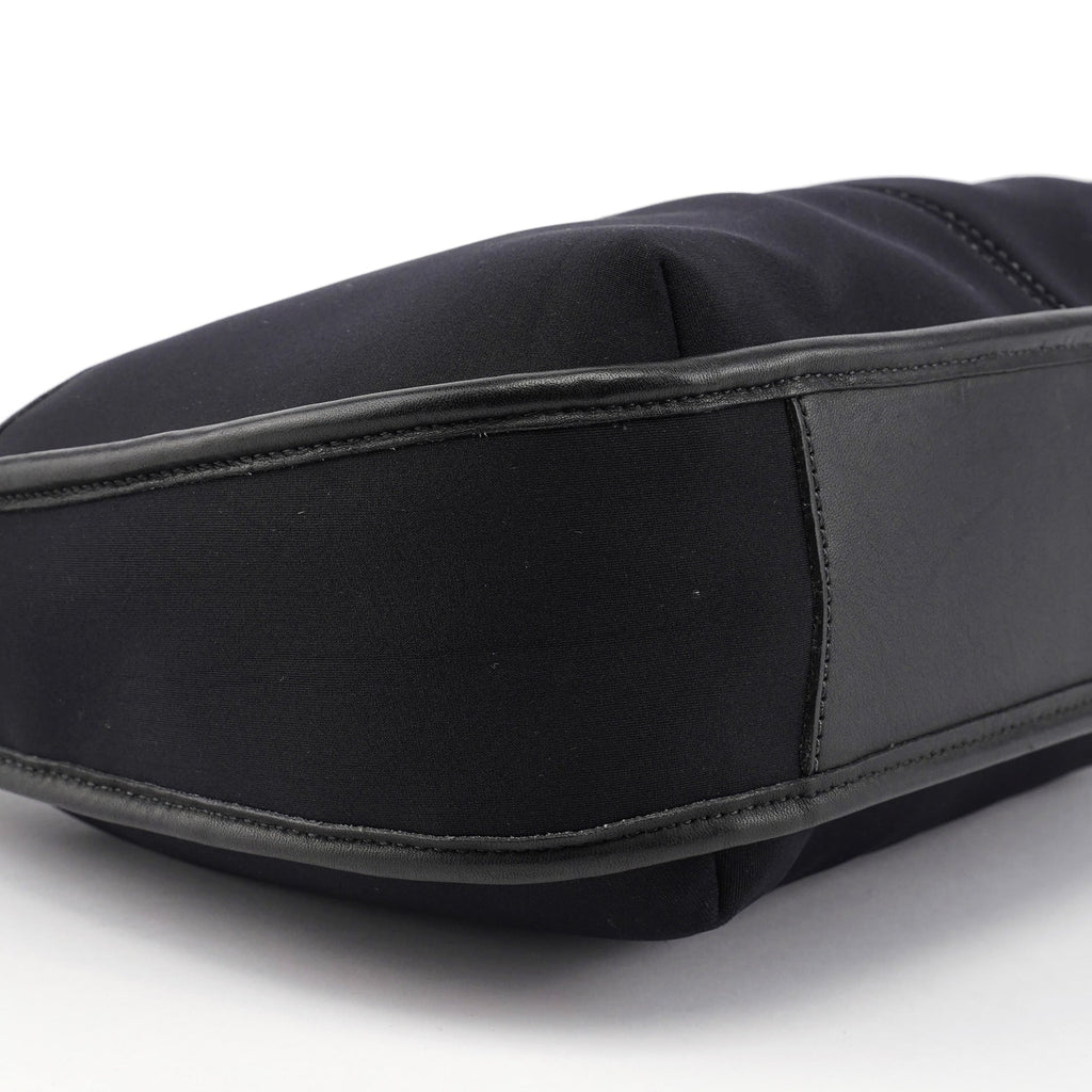6203 Black Nylon Leather Ergo Shoulder Bag