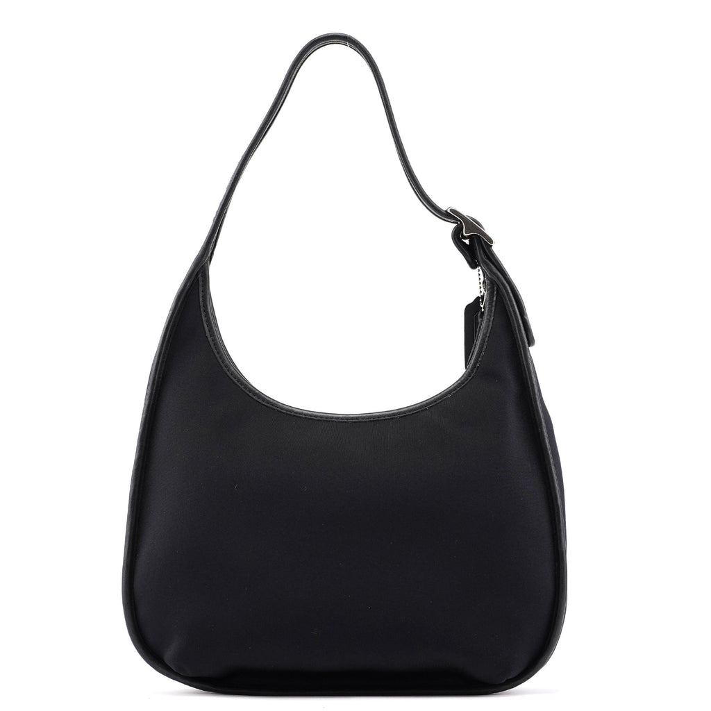 6203 Black Nylon Leather Ergo Shoulder Bag