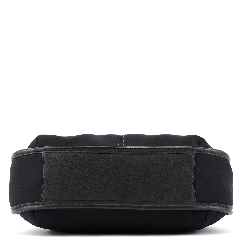 6203 Black Nylon Leather Ergo Shoulder Bag
