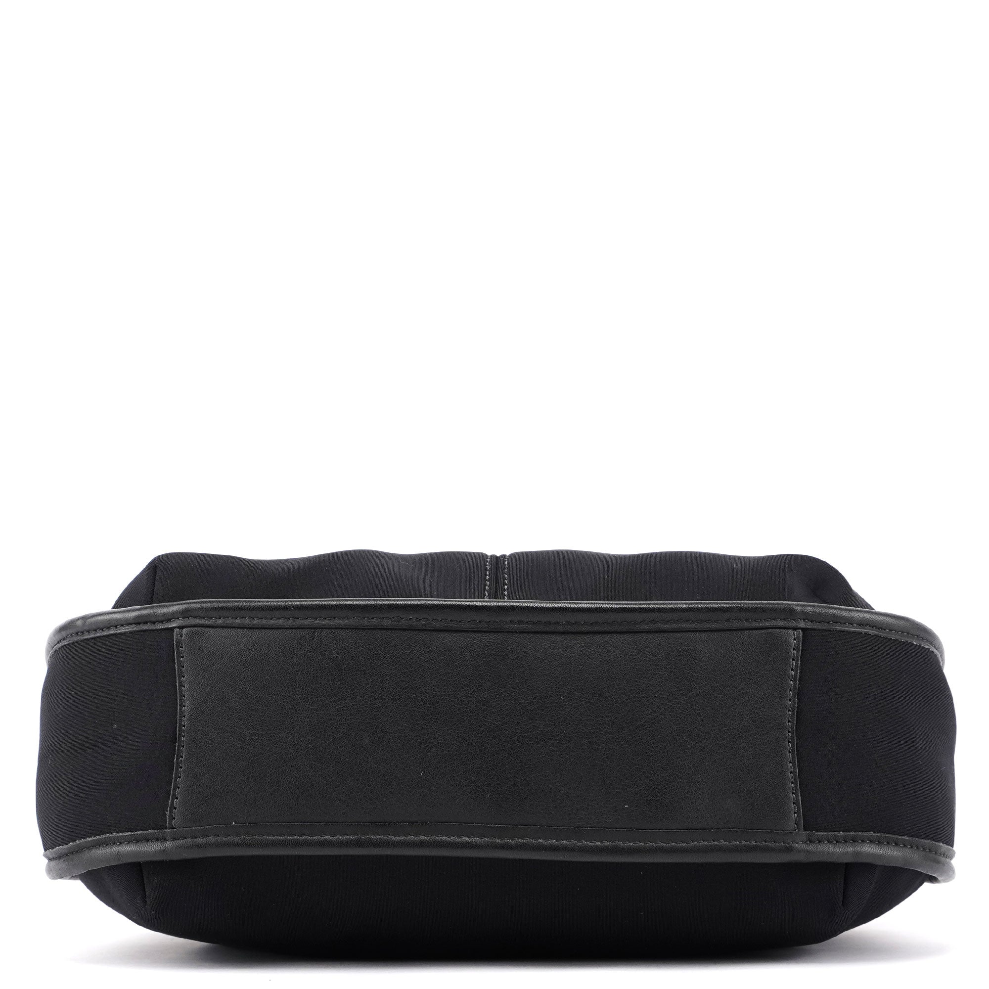 6203 Black Nylon Leather Ergo Shoulder Bag