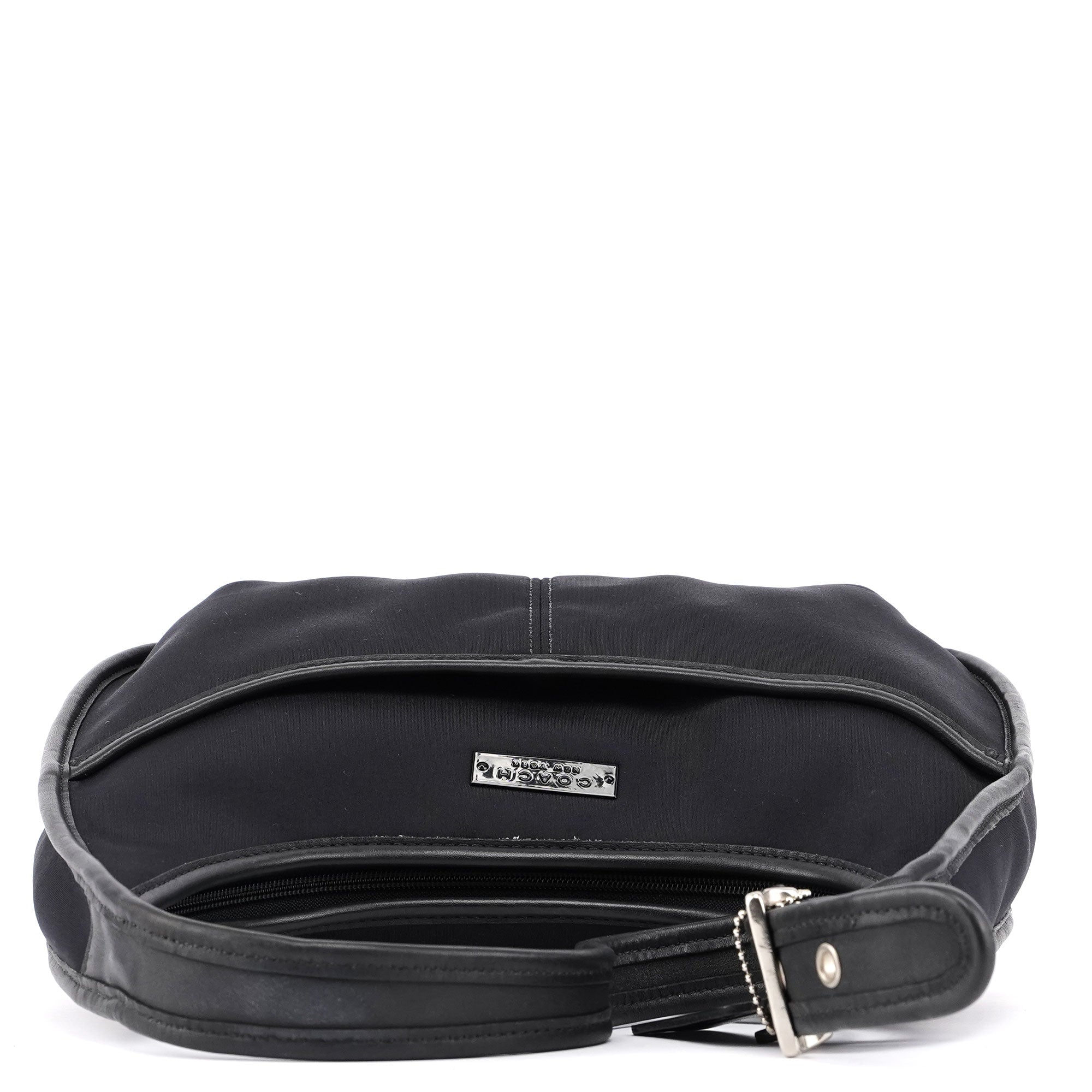 6203 Black Nylon Leather Ergo Shoulder Bag