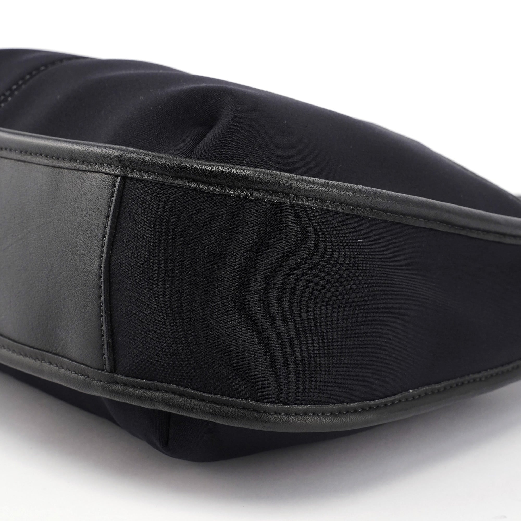 6203 Black Nylon Leather Ergo Shoulder Bag