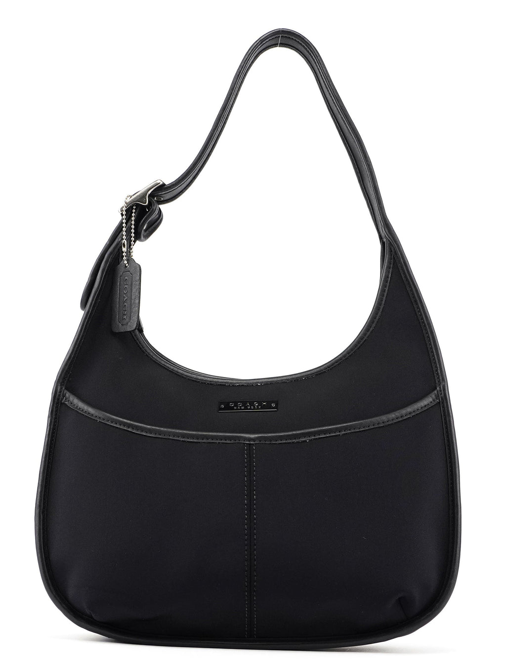 6203 Black Nylon Leather Ergo Shoulder Bag