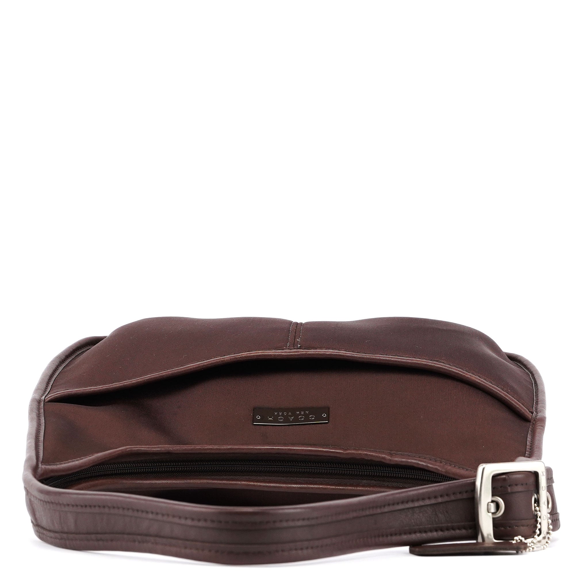 6203 Brown Nylon Leather Ergo Shoulder Bag