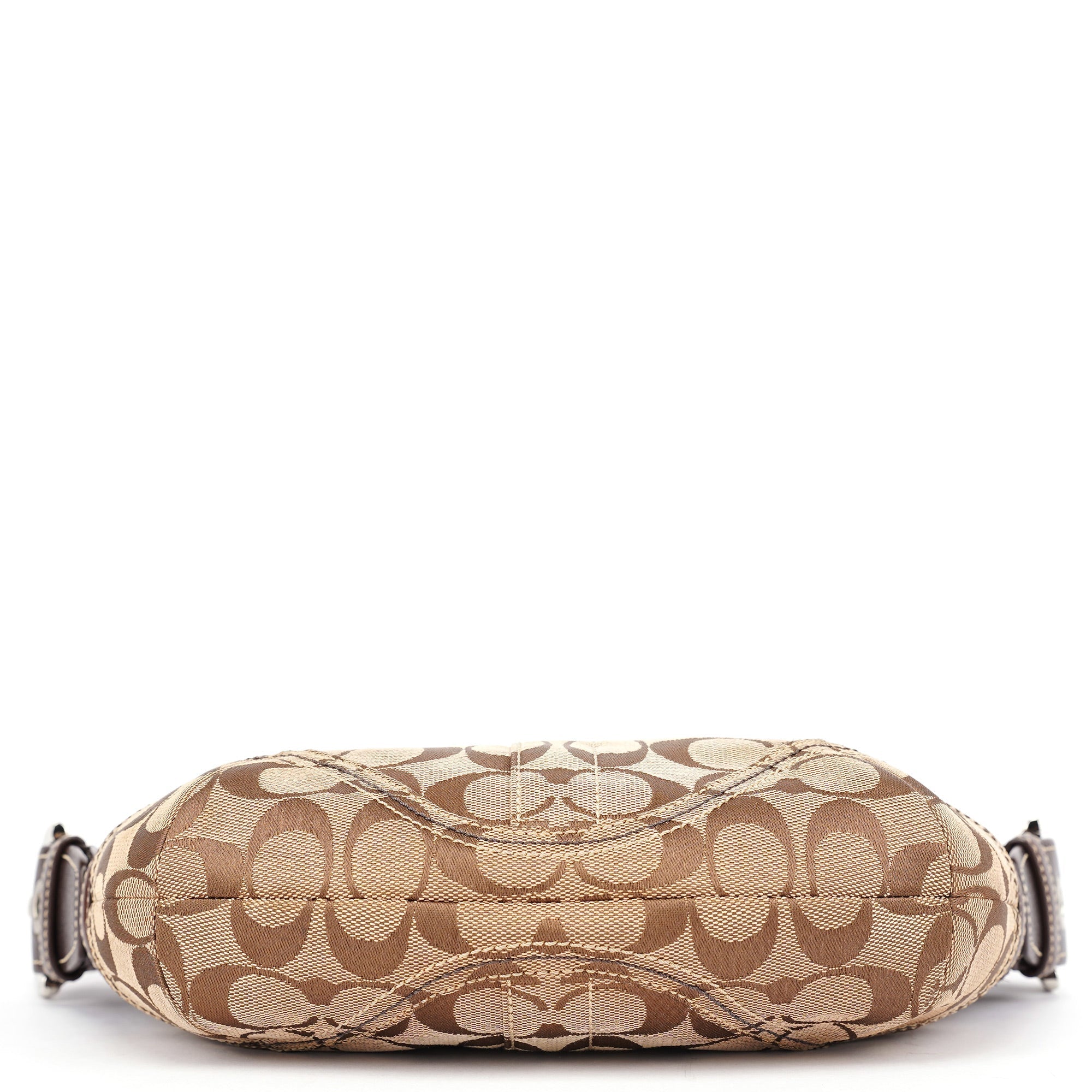 6266 Beige Brown Hobo Shoulder Bag