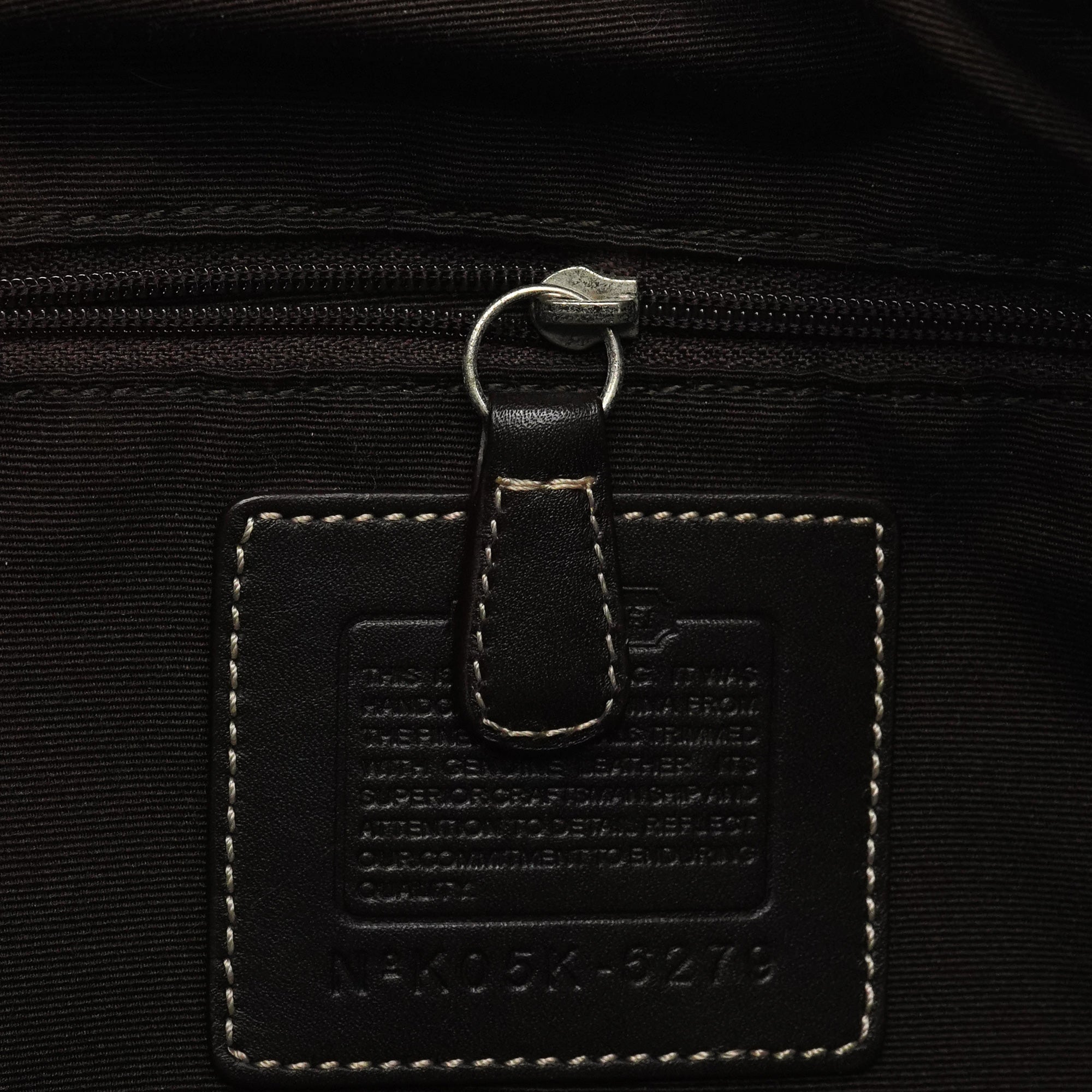 6279 Beige Brown Signature Soho Shoulder Bag