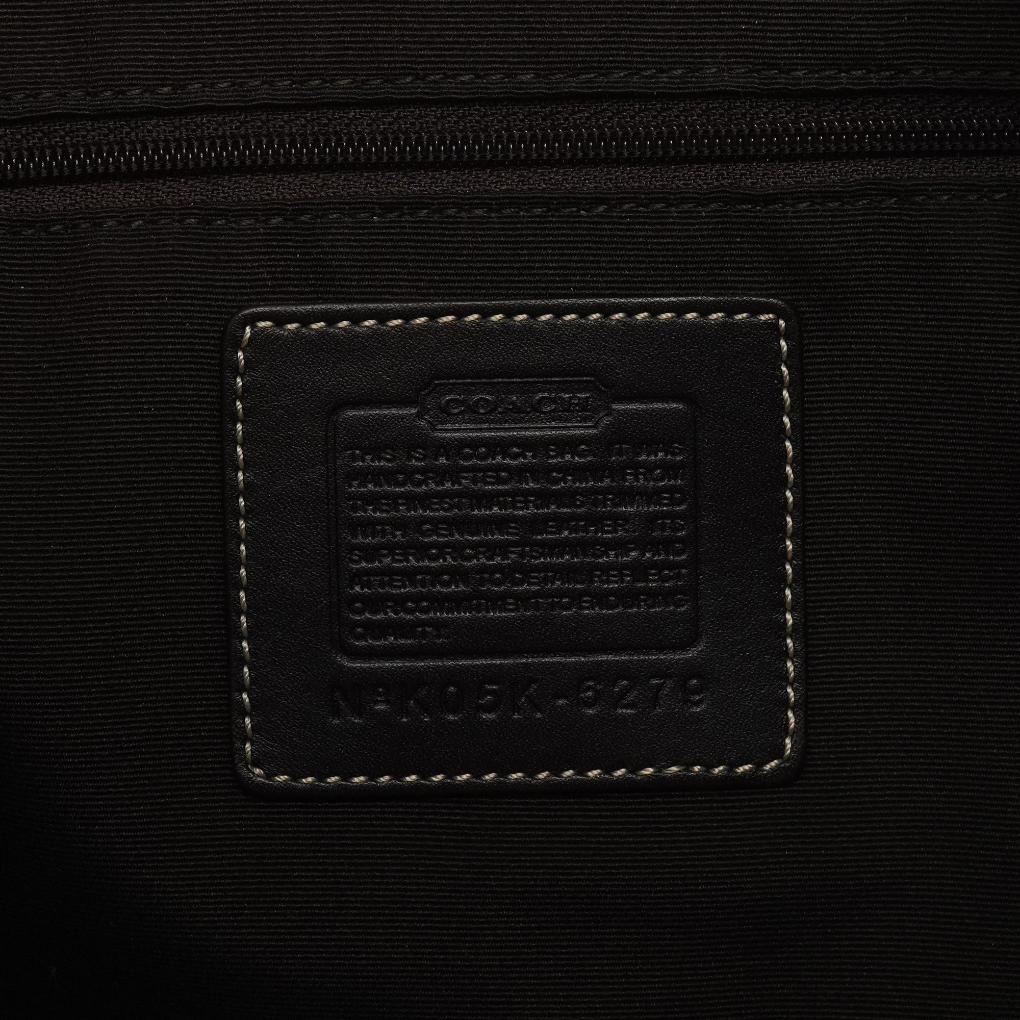 6279 Beige Brown Signature Soho Shoulder Bag
