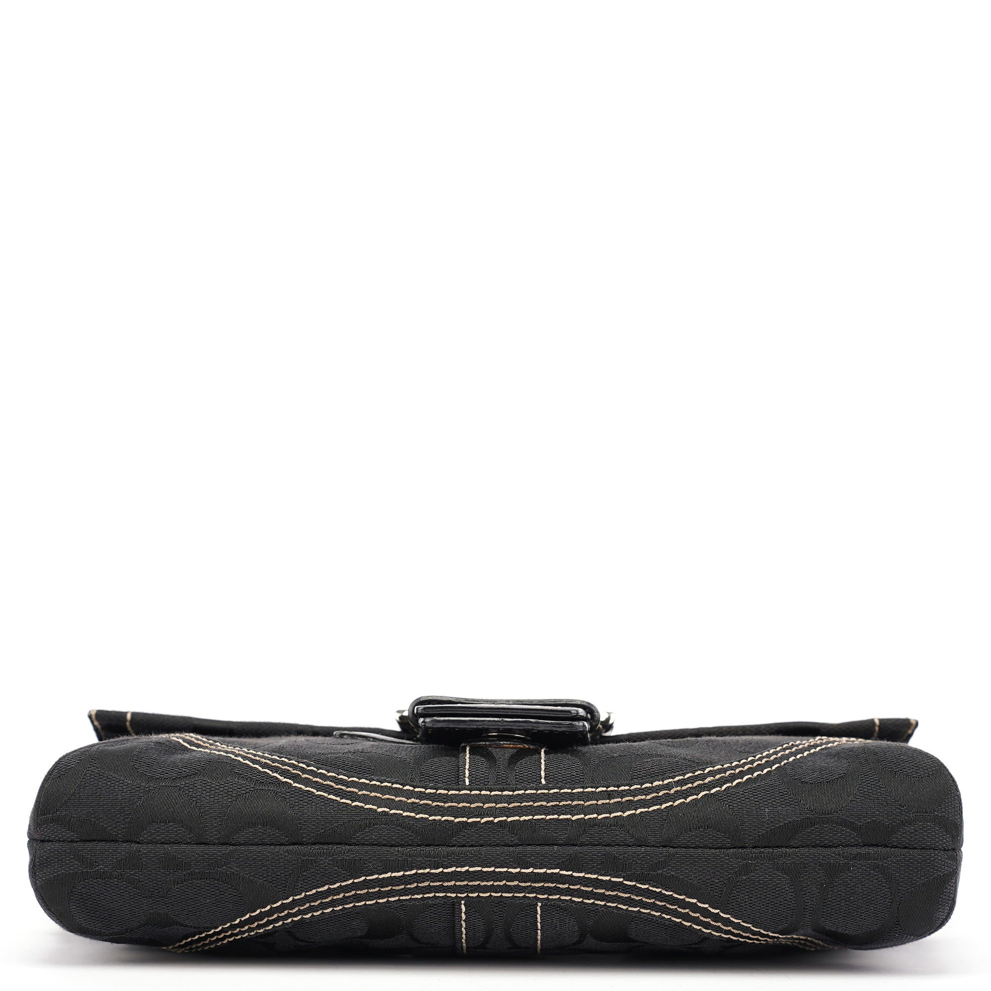 6280 Black Leather Soho Shoulder Bag